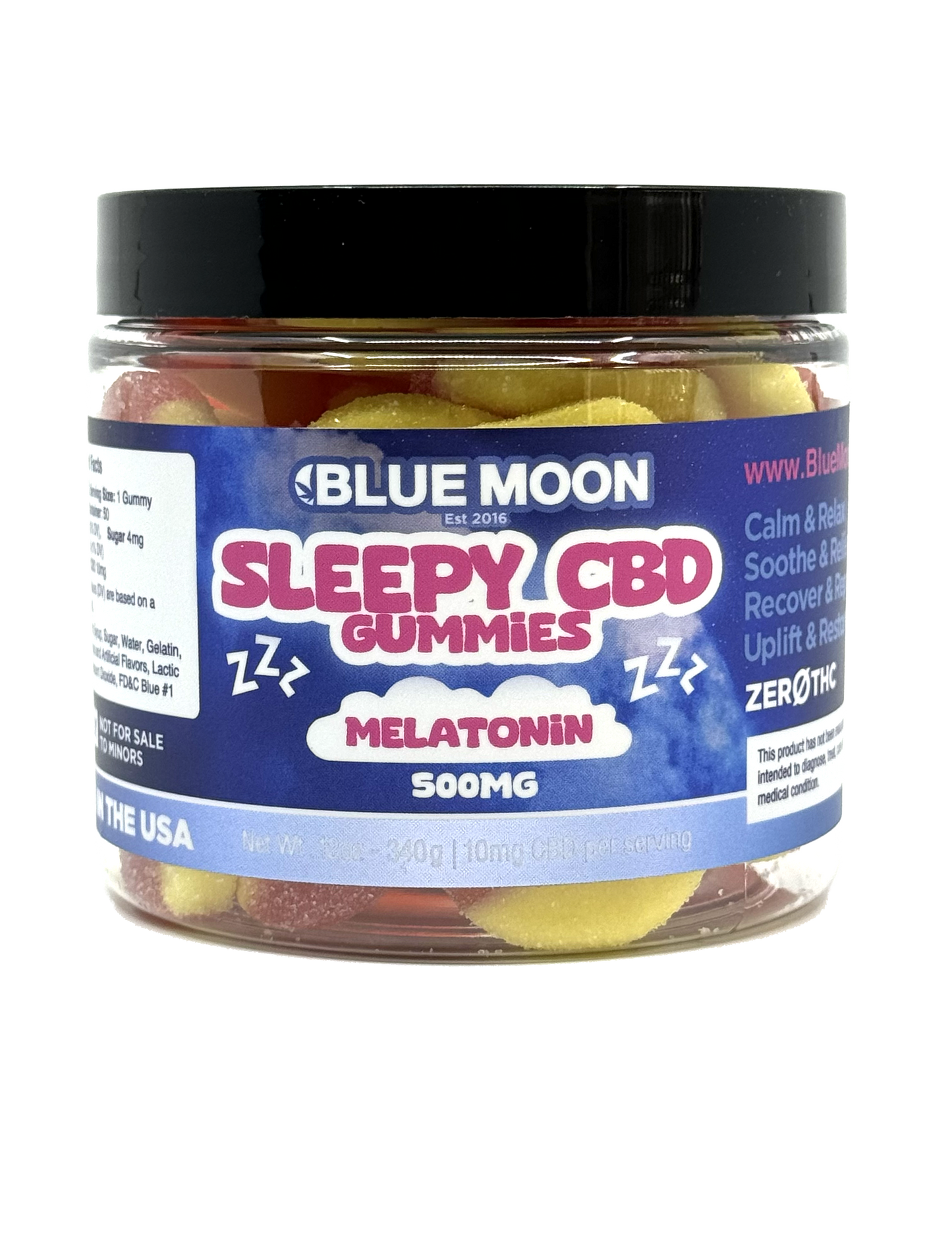 Sleepy CBD - CBD w/ Melatonin Gummies