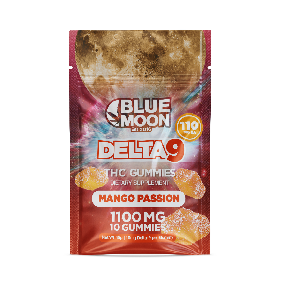 Delta 9 Mango Passion Fruit Gummies 100mg