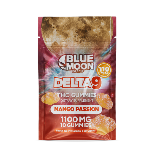Delta 9 Mango Passion Fruit Gummies 100mg