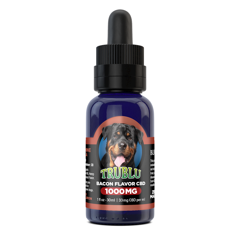TruBlu Bacon - CBD Dog Tincture 1000mg