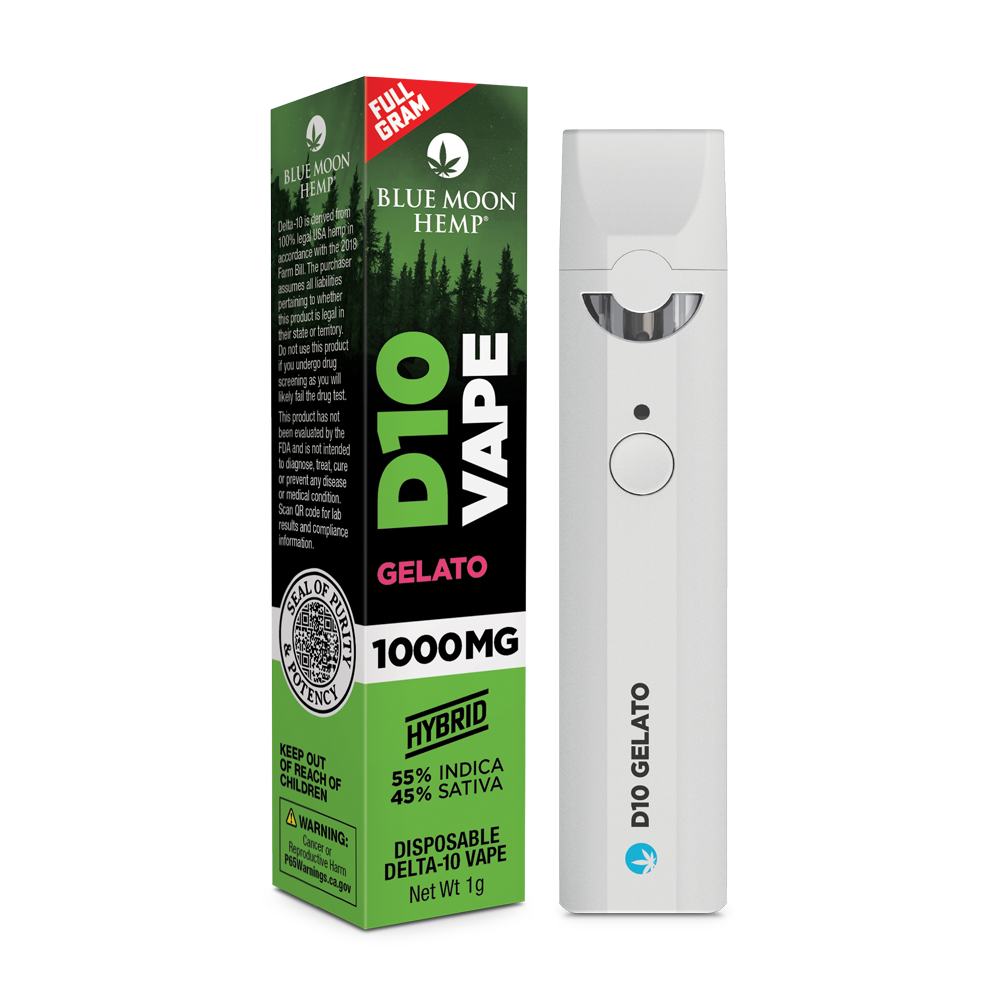 Delta 10 Disposable Vape Gelato