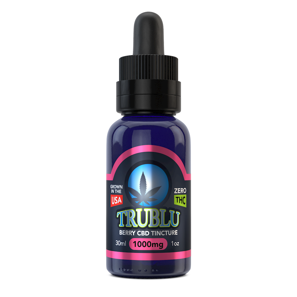 TruBlu Berry – CBD Tincture 1000mg
